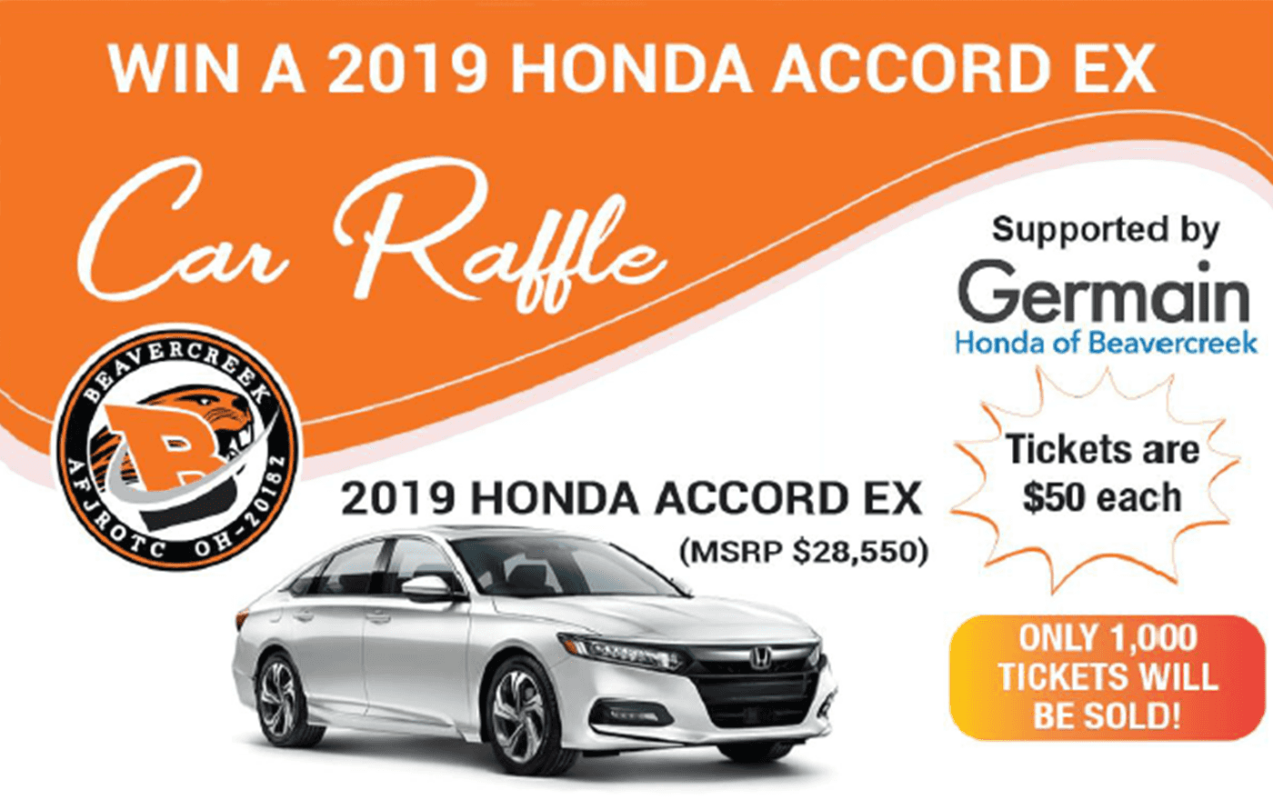 Beavercreek High School Air Force JROTC Car Raffle