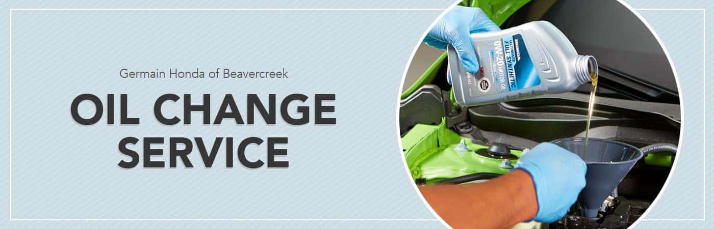 Honda Oil Change Service at Germain Honda of Beavercreek