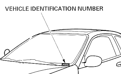 VIN Plate Location