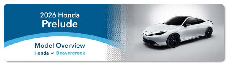 2026 Honda Prelude in Beavercreek, OH | Hybrid Sports Coupe Dealer