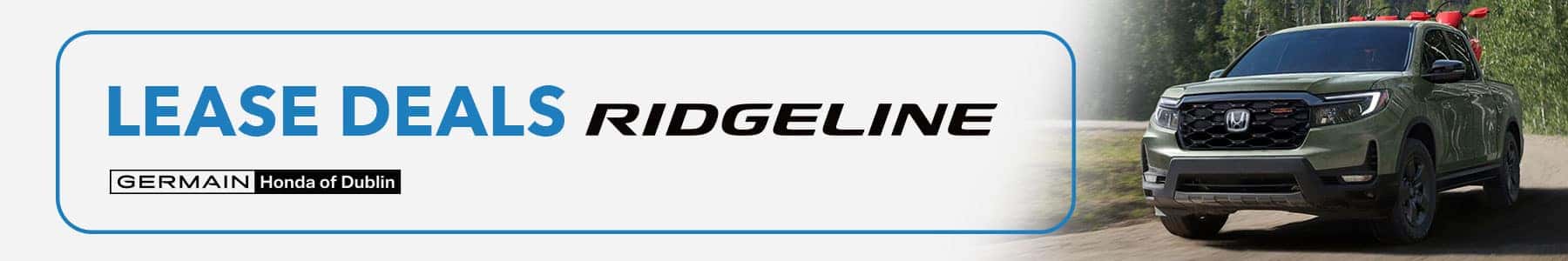 Honda Ridgeline Lease Deals in Ohio | Honda of Dublin