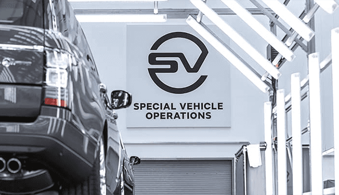 Land Rover Special Vehicle Operations