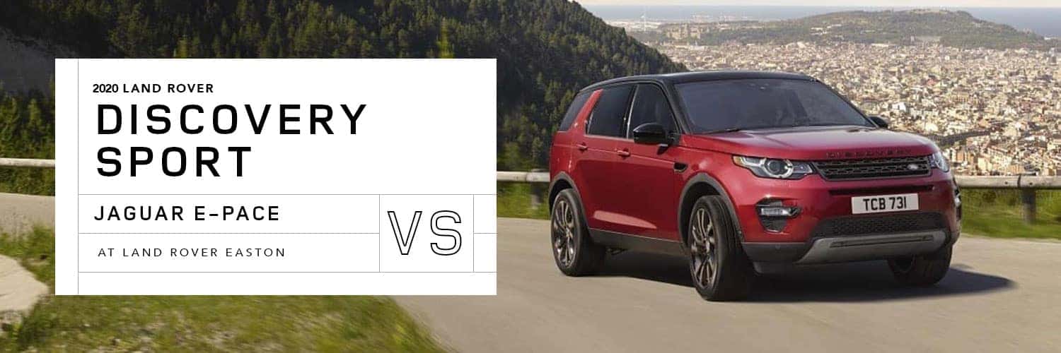 Land Discovery Sport vs. Jaguar E-PACE at Jaguar Easton