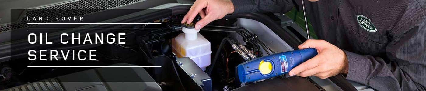 Land Rover Oil Change Service at Land Rover Easton