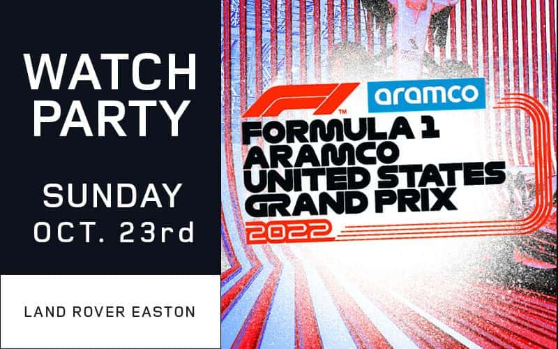 Formula 1 US Grand Prix - Land Rover Easton