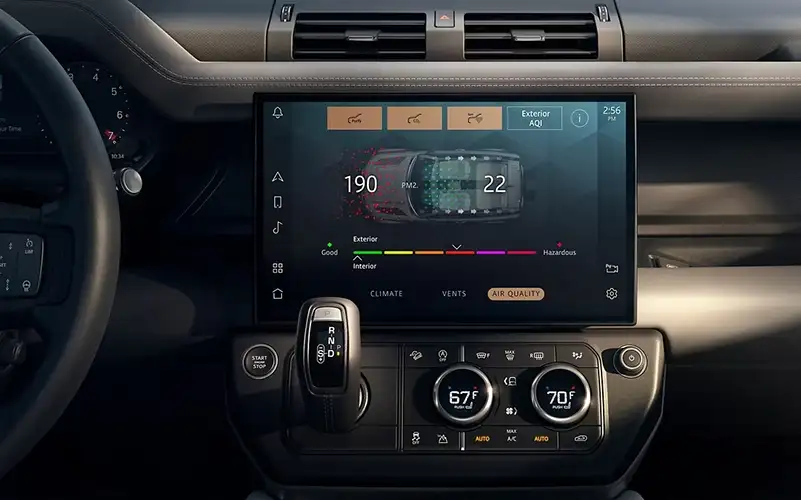 Defender 110 Head-Up Display