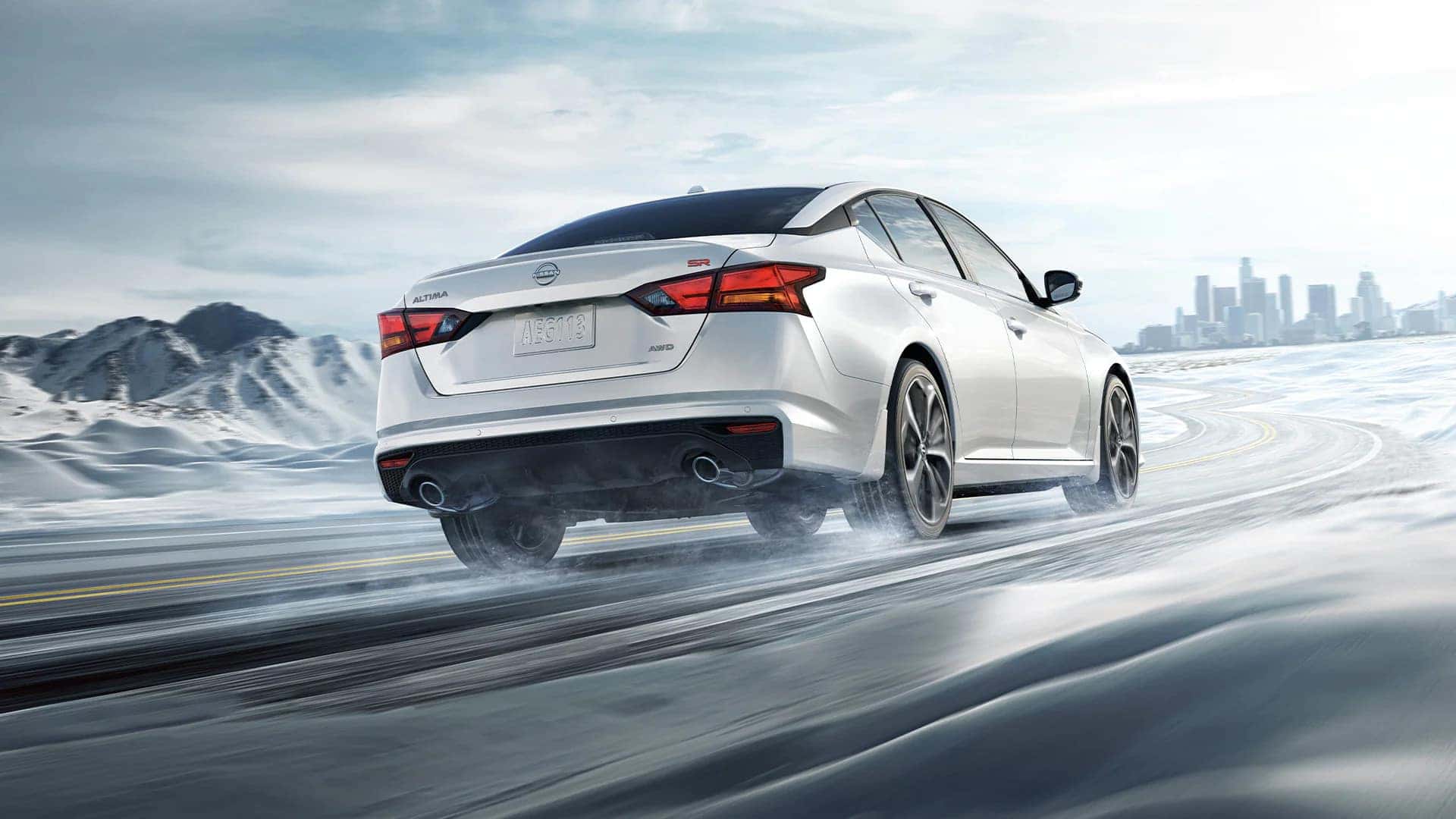 Altima Driving on Snowy Roads