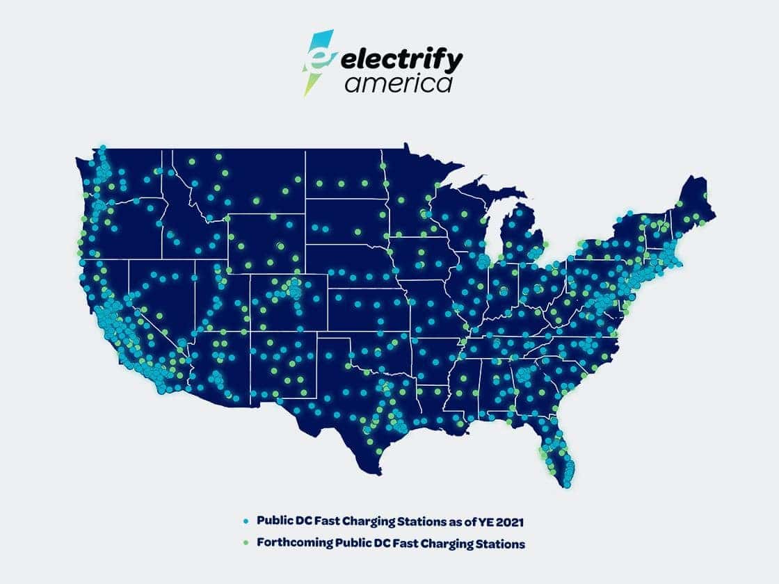 Electrify America Charging Stations
