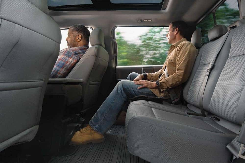 2019 Ford F-150 Interior Rear Seating Passenger Space