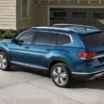2019 Volkswagen Atlas parked in front of garage