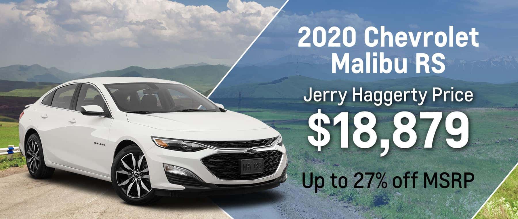 2020 Malibu RS April 2021 Offer