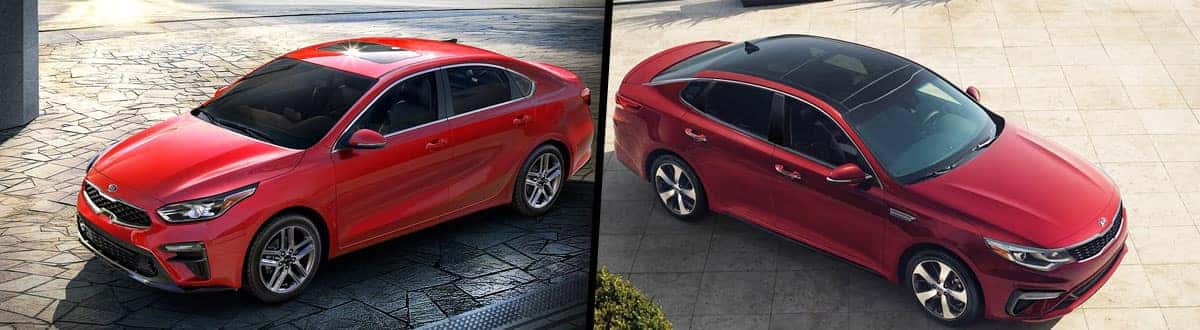 2019 Kia Forte vs 2019 Kia Optima