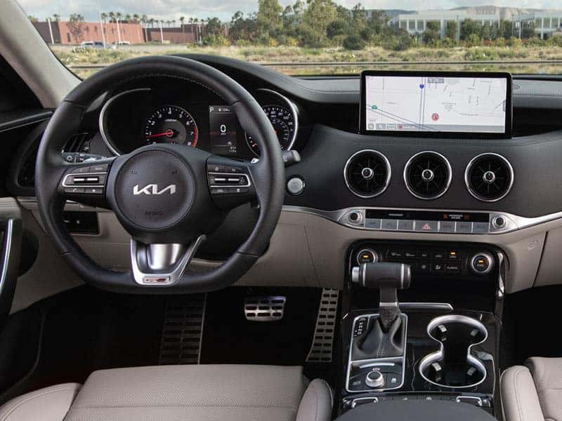 2023 Kia Stinger interior features and equipment