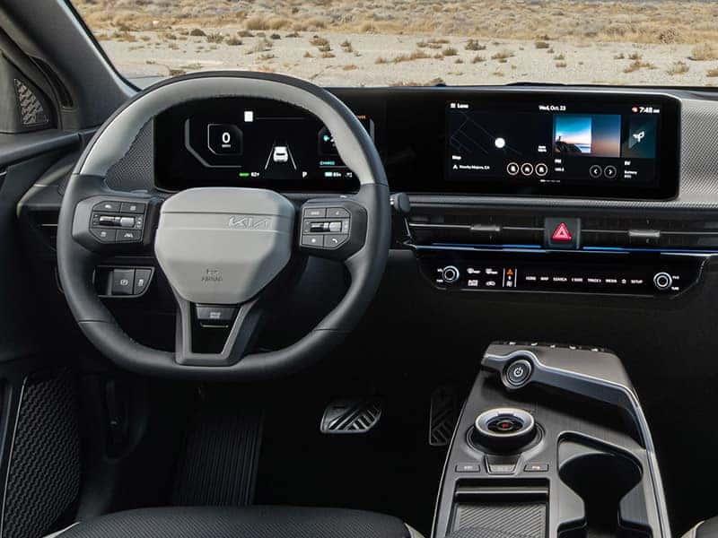 New 2025 Kia EV6 Fully-Electric Compact Crossover Interior Comfort Features and Technology