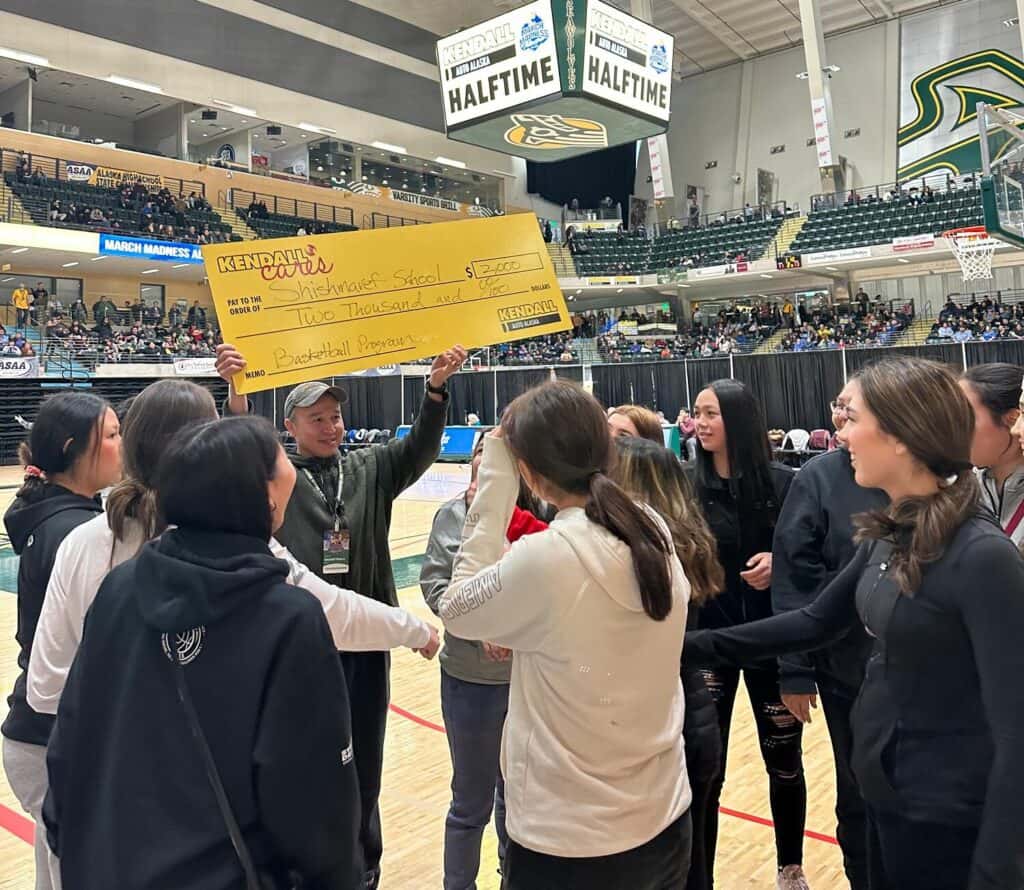 Kendall Donates 2,000 to Shishmaref School to Replace Basketball Team