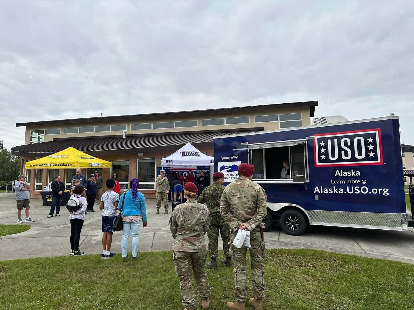 Uso Ribbon Cutting Kendall Joins USO Food Trailer Ribbon Cutting at JBER | Kendall Auto Alaska