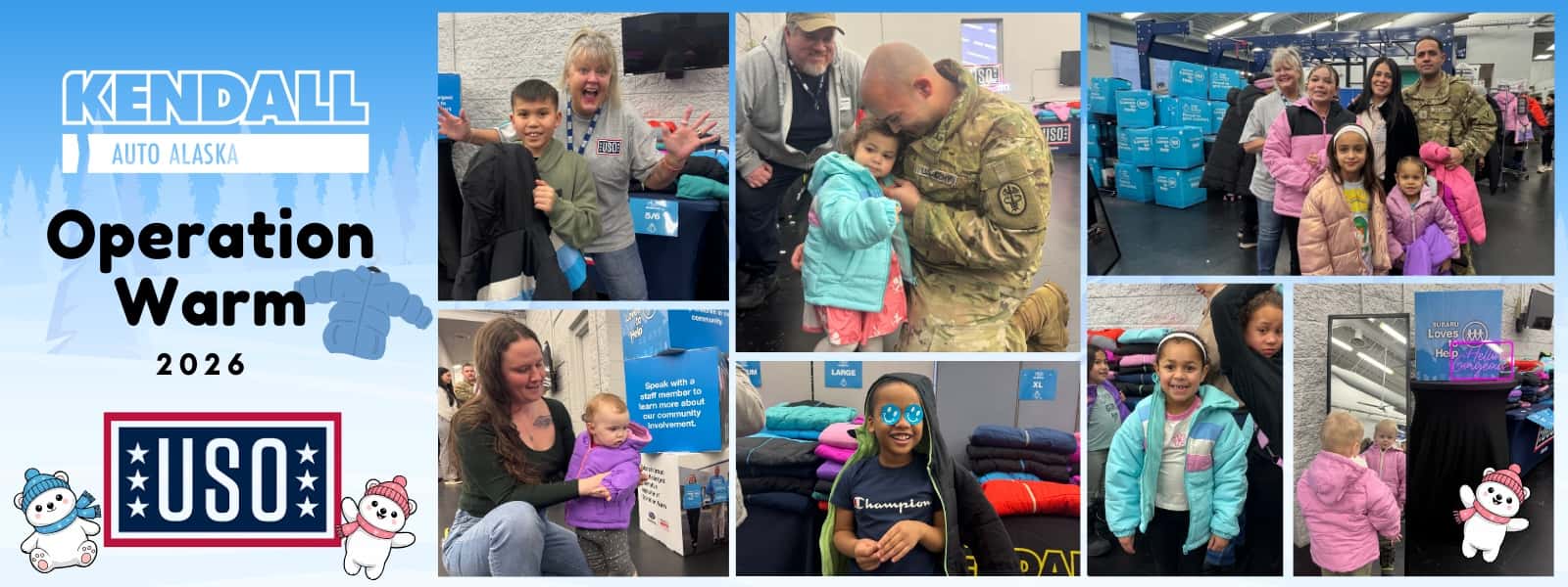 Teaming up with the USO and Operation Warm