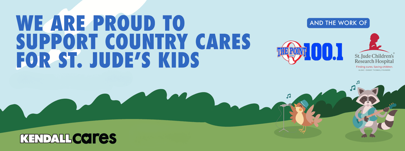 We are proud to support country cares for St. Jude's Kids