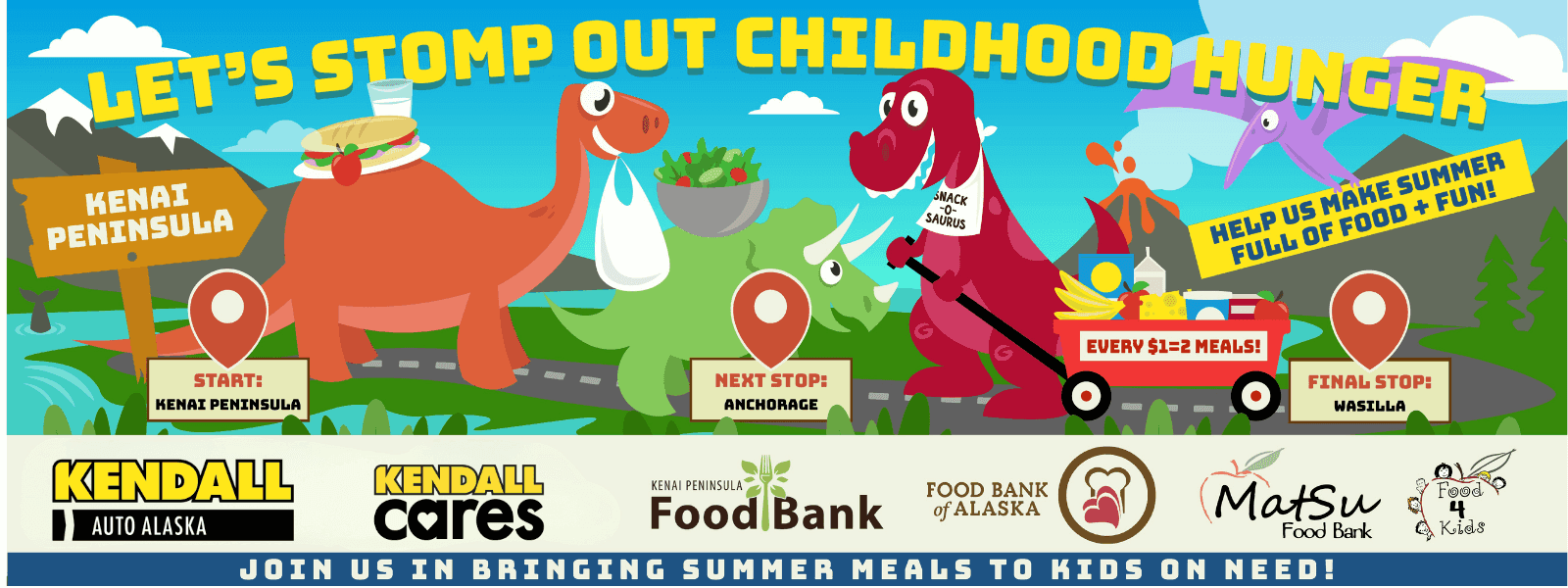 Let's Stomp out Childhood Hunger Food Drive