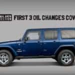 first 3 oil changes included