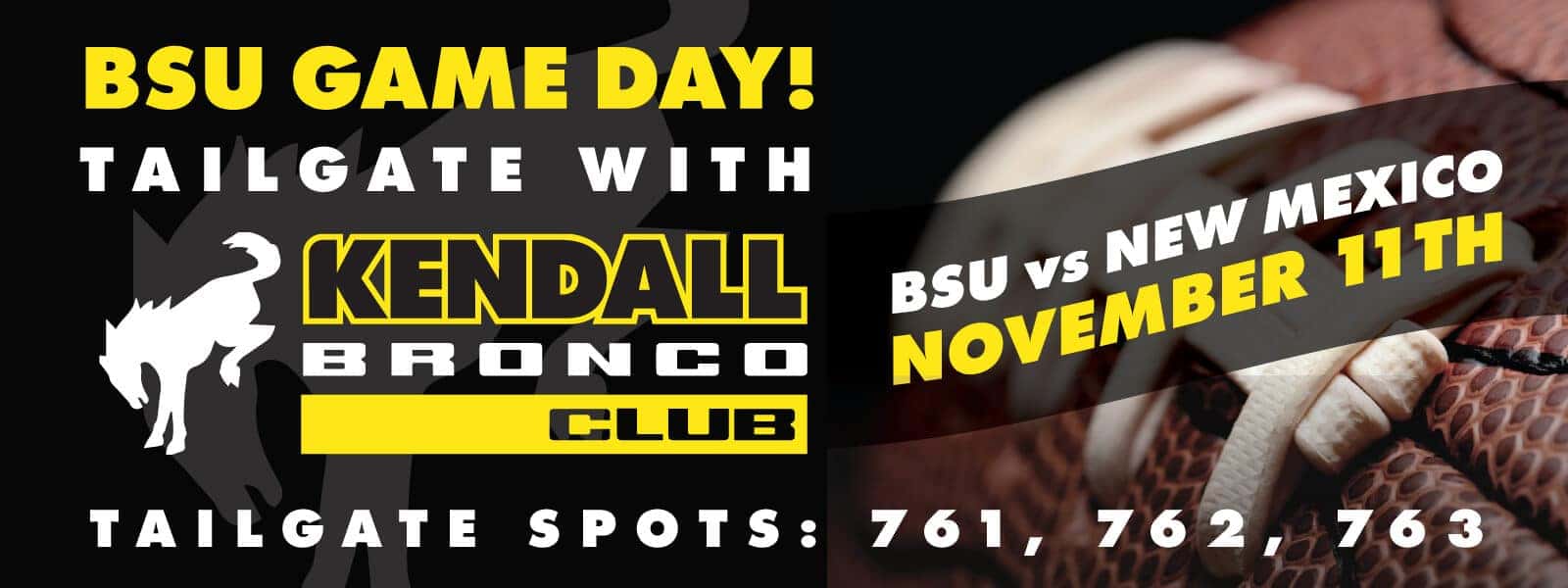 Tailgate with Kendall Auto at BSU Football Game