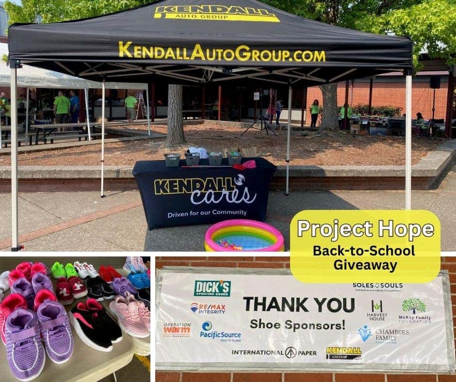 Kendall Goes Back to School With Project Hope Kendall Auto Oregon