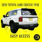Rear Lift Glass in the 2024 Toyota Land Cruiser in Eugene, OR
