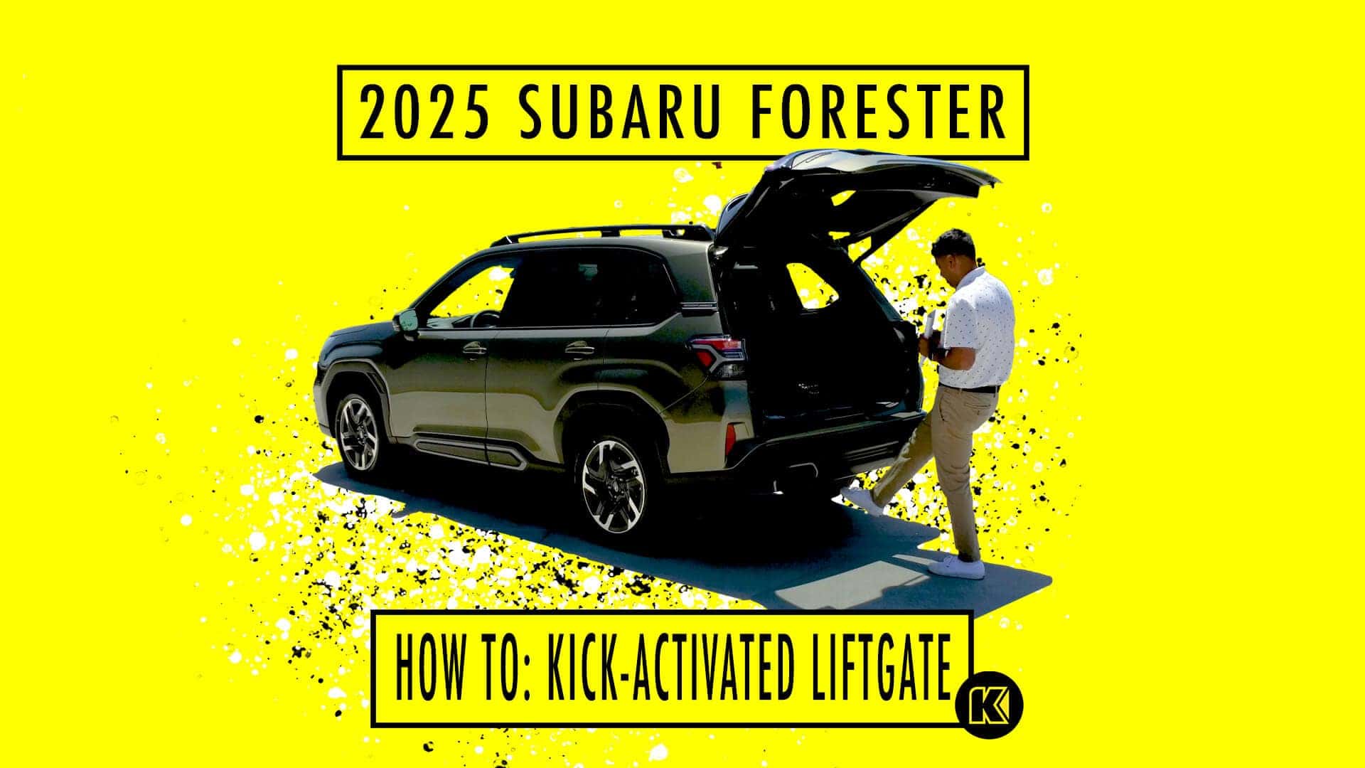 How to Use the Kick Liftgate on the 2025 Subaru Forester Touring