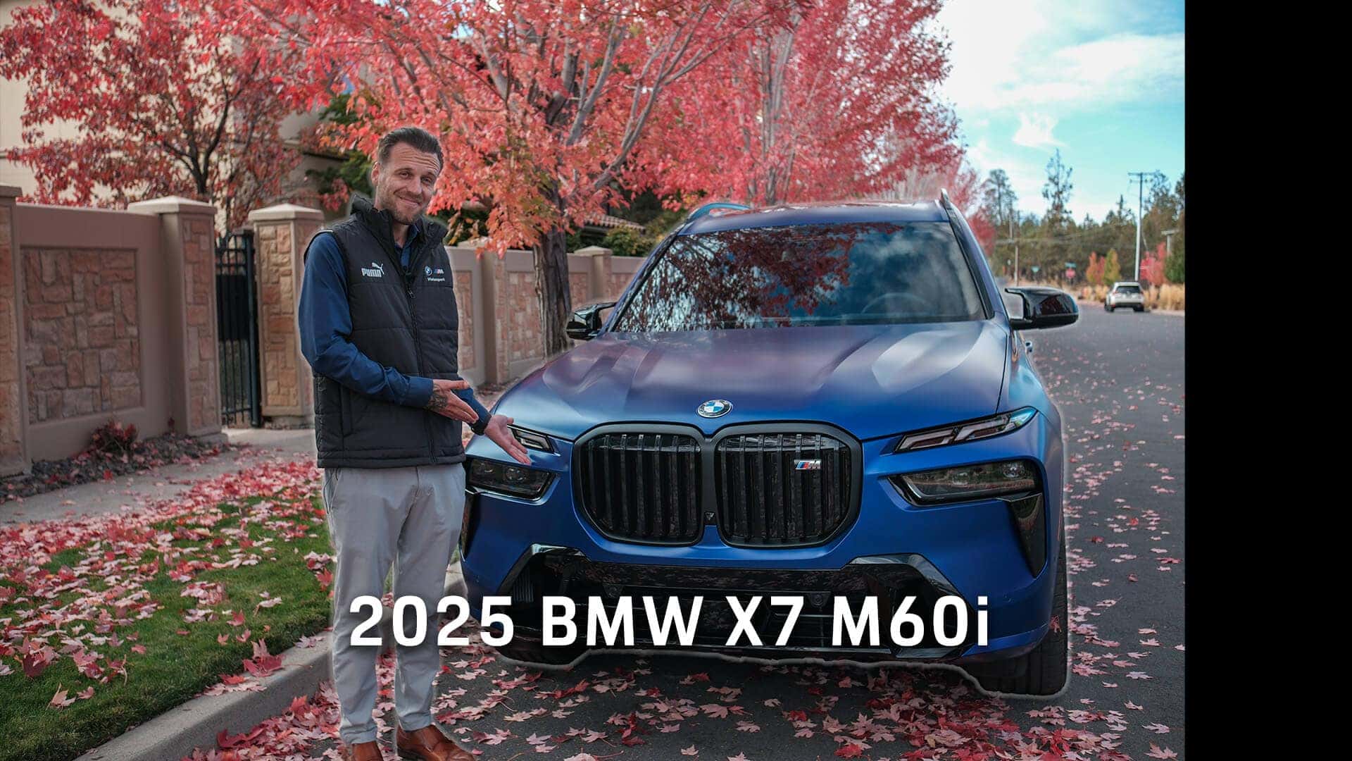 See the Autumn Colors in a 2025 BMW X7 M60i: Walkaround Video