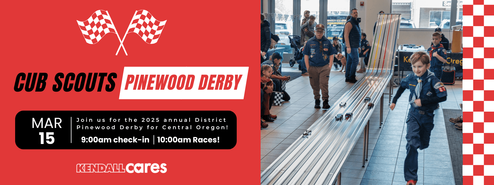 Join us for the District-Wide Central Oregon Cub Scouts Pinewood Derby ...