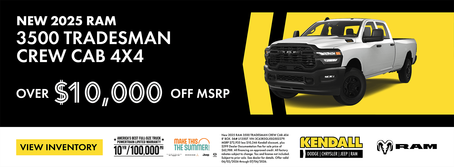 26615 soldod jun26 web banners_1920x705_3500 Tradesman Crew Cab 4X4.png
