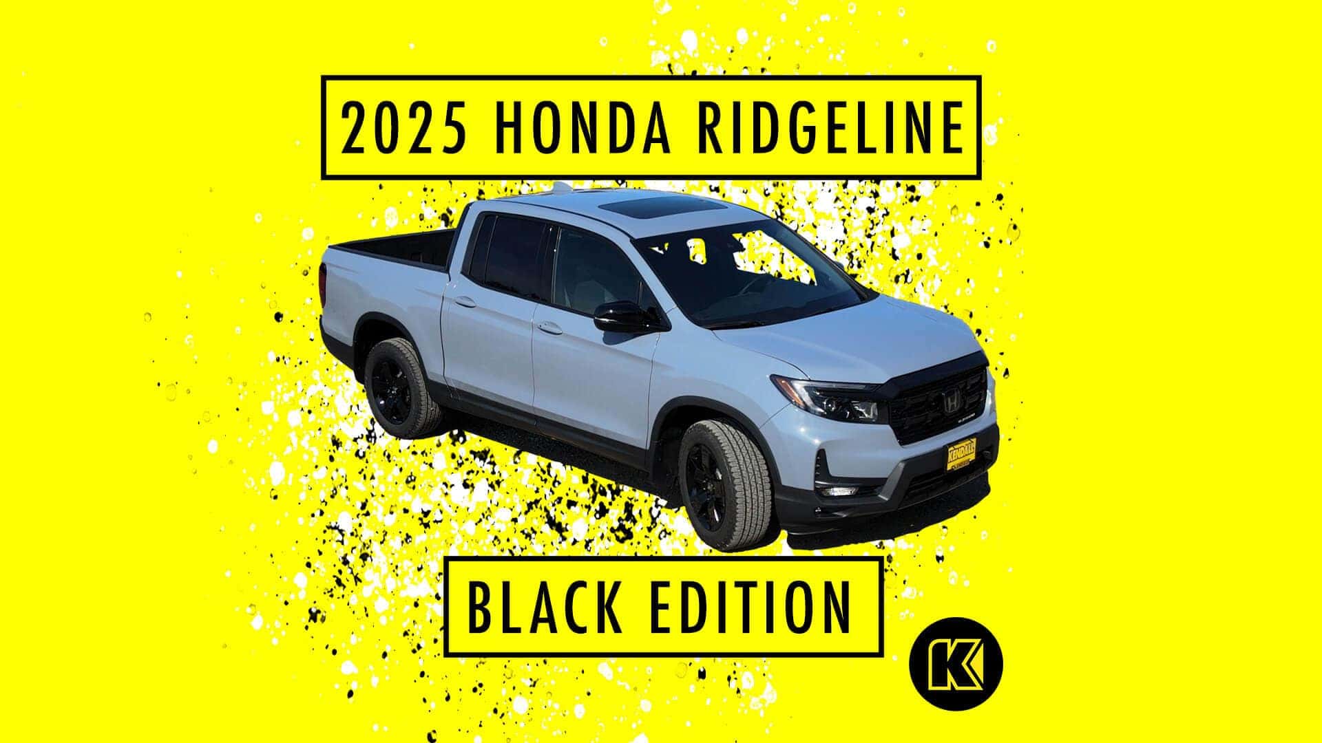 The FuelEfficient 2025 Honda Ridgeline Black Edition Walkaround Kendall Honda