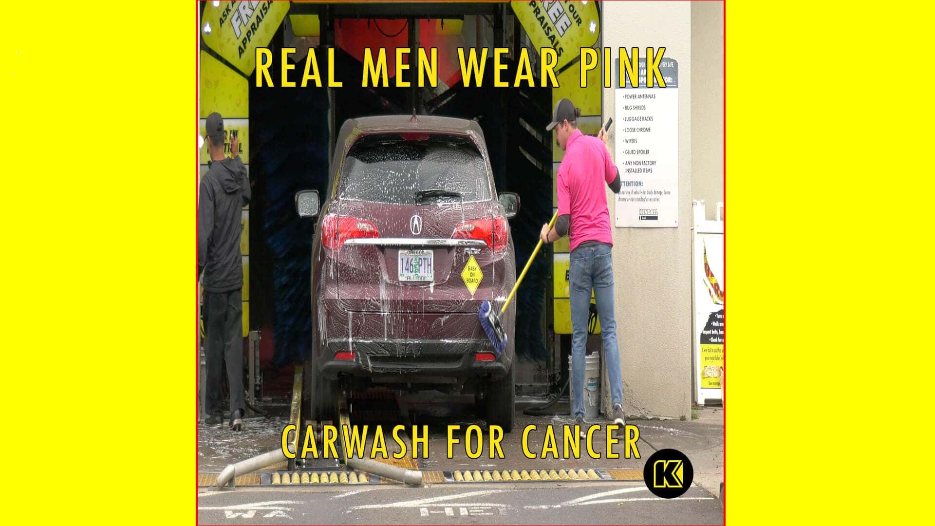 Kendall Car Wash for Real Men Wear Pink With Kendall Cares Kendall Honda