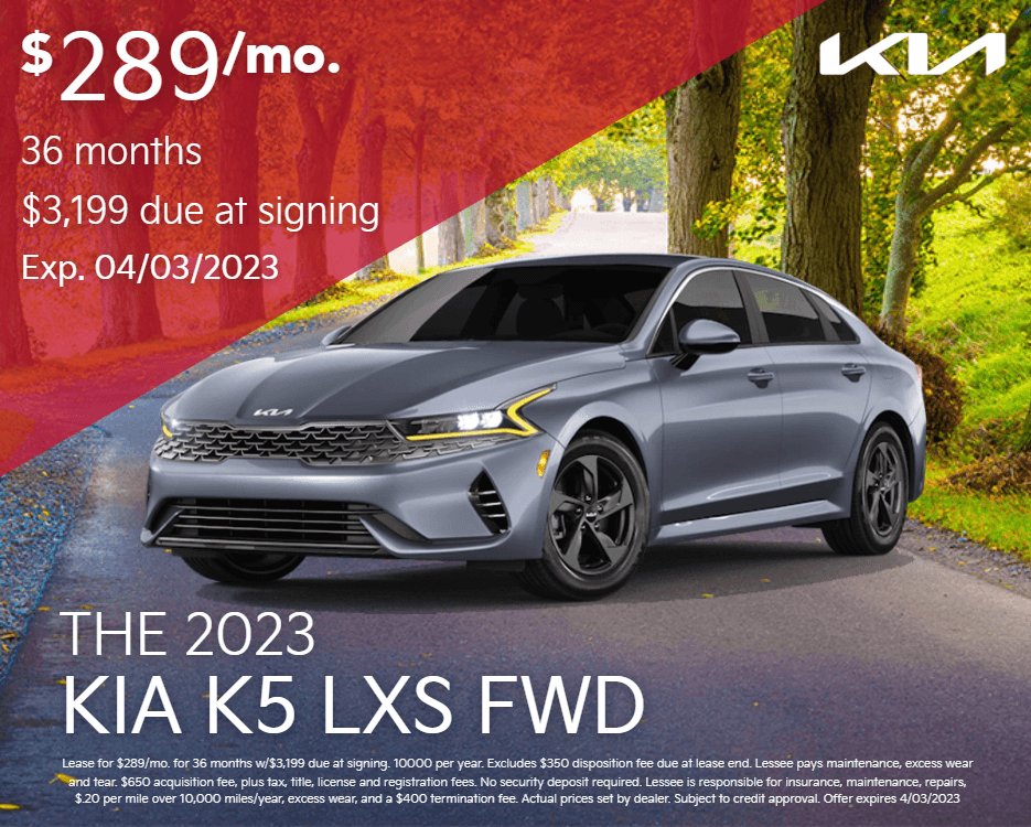 New 2023 Kia K5 LXS FWD