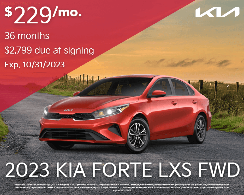 New 2023 Kia Forte LXS FWD