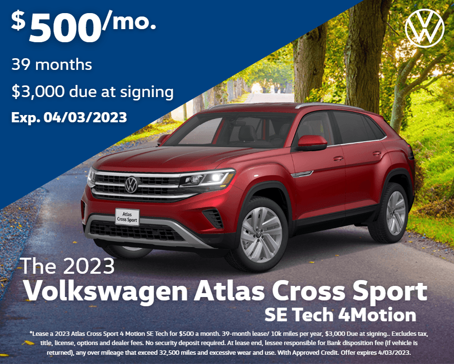2023 Volkswagen Atlas Cross Sport 4 Motion SE/Tech