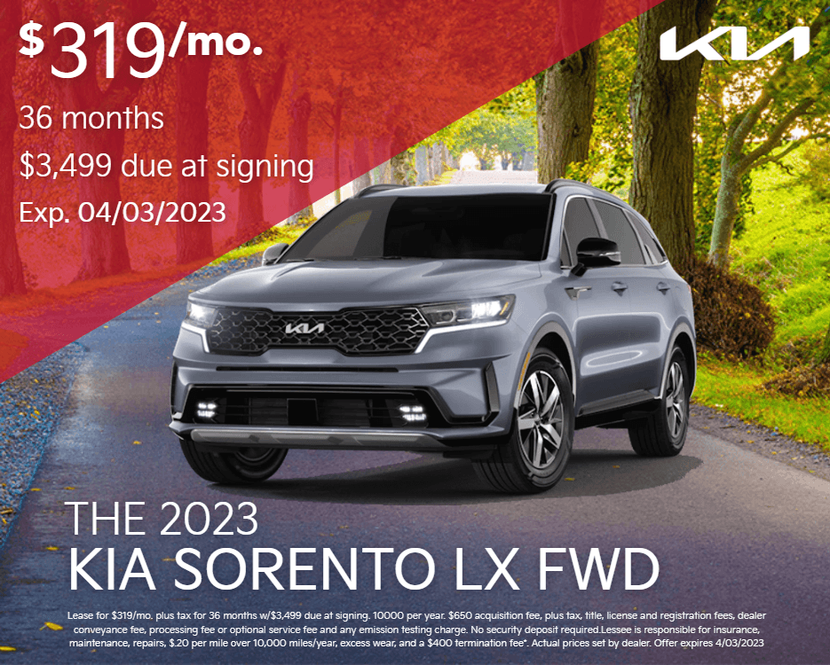 New 2023 Kia Sorento LX FWD 4D Sport Utility 