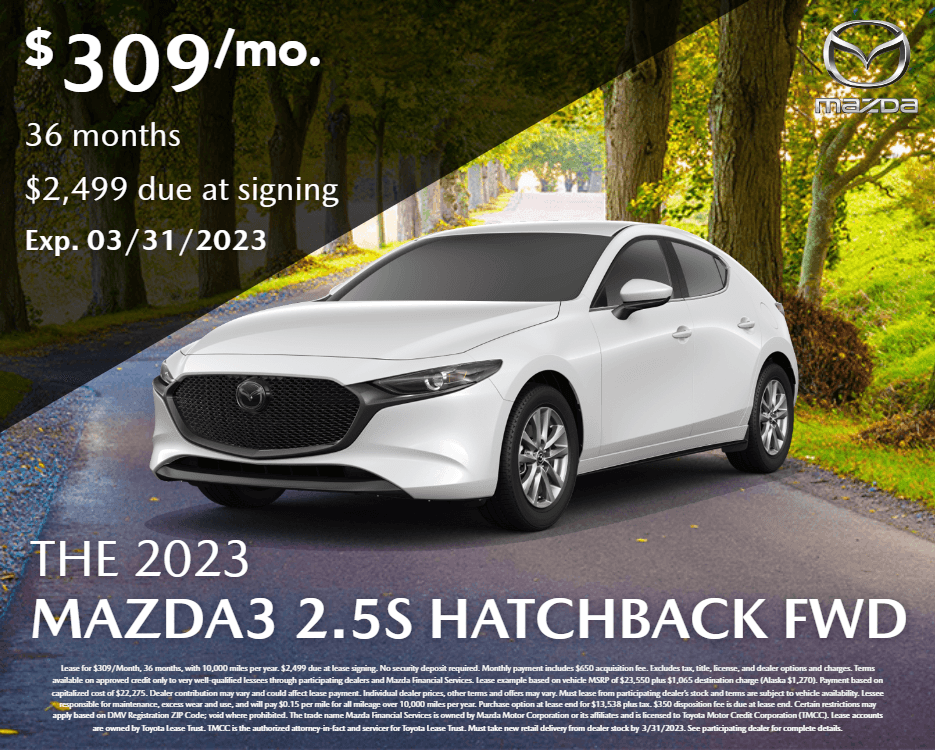 2023 Mazda 3 2.5S Hatchback (FWD/Automatic Transmission)