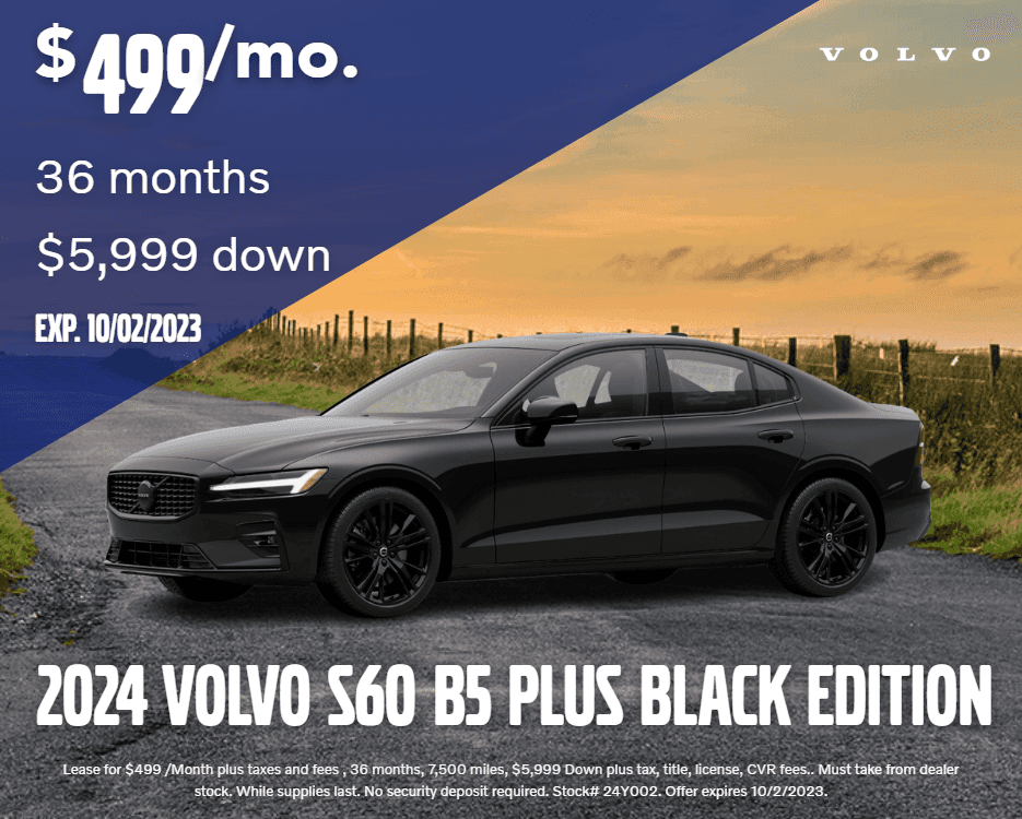 2024 Volvo S60 B5 AWD Plus Black Edition