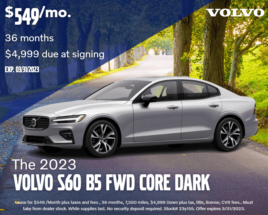 2023 Volvo S60 B5 AWD Black Edition 