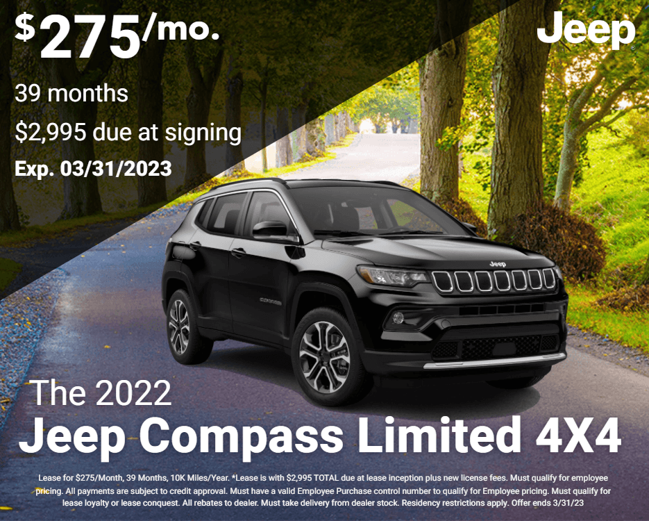 Clinton, Fenton, Saline - 2022 Jeep Compass Limited 4x4