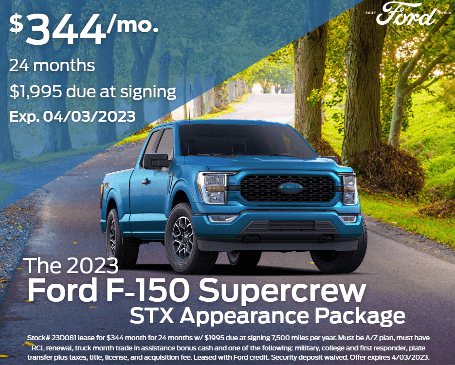 2023 Ford F-150 STX APPEARANCE PKG SUPERCREW