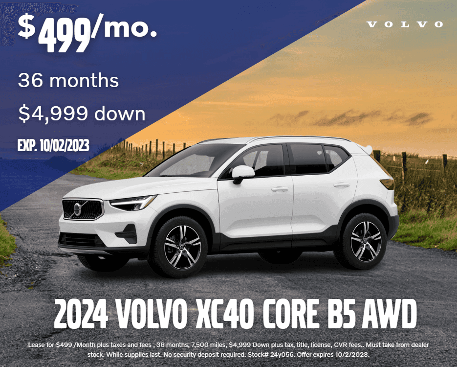 2024 Volvo XC40 Core B5 AWD 