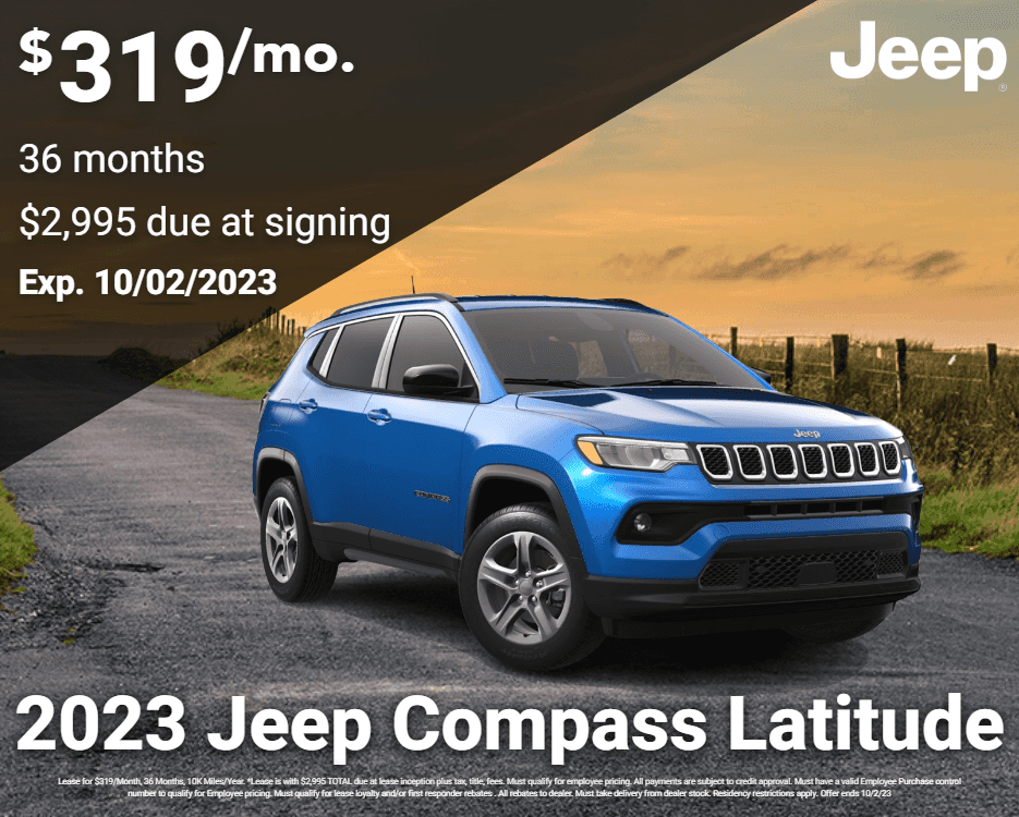 Fenton, Lansing, Walled Lake - 2023 Jeep Compass Limited 
