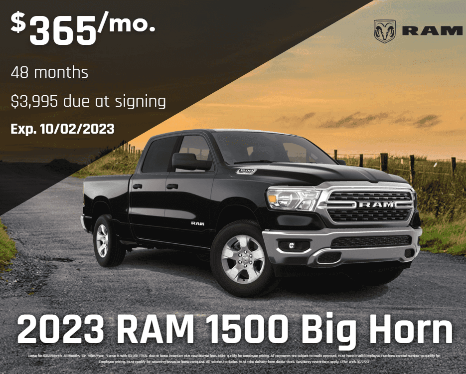 Clinton - 2023 Ram 1500 Big Horn Crew Cab 4x4 
