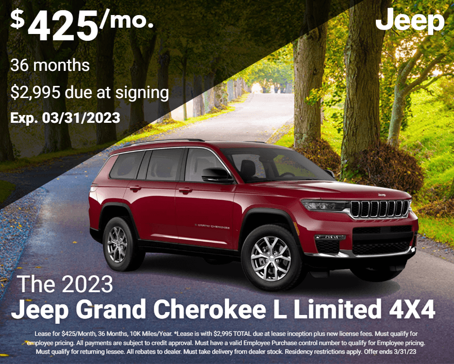 Clinton, Fenton, Saline - 2023 Jeep Grand Cherokee L Limited 4x4