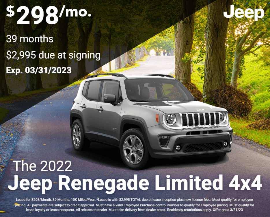 Clinton, Fenton, Saline - 2022 Jeep Renegade Limited 4x4