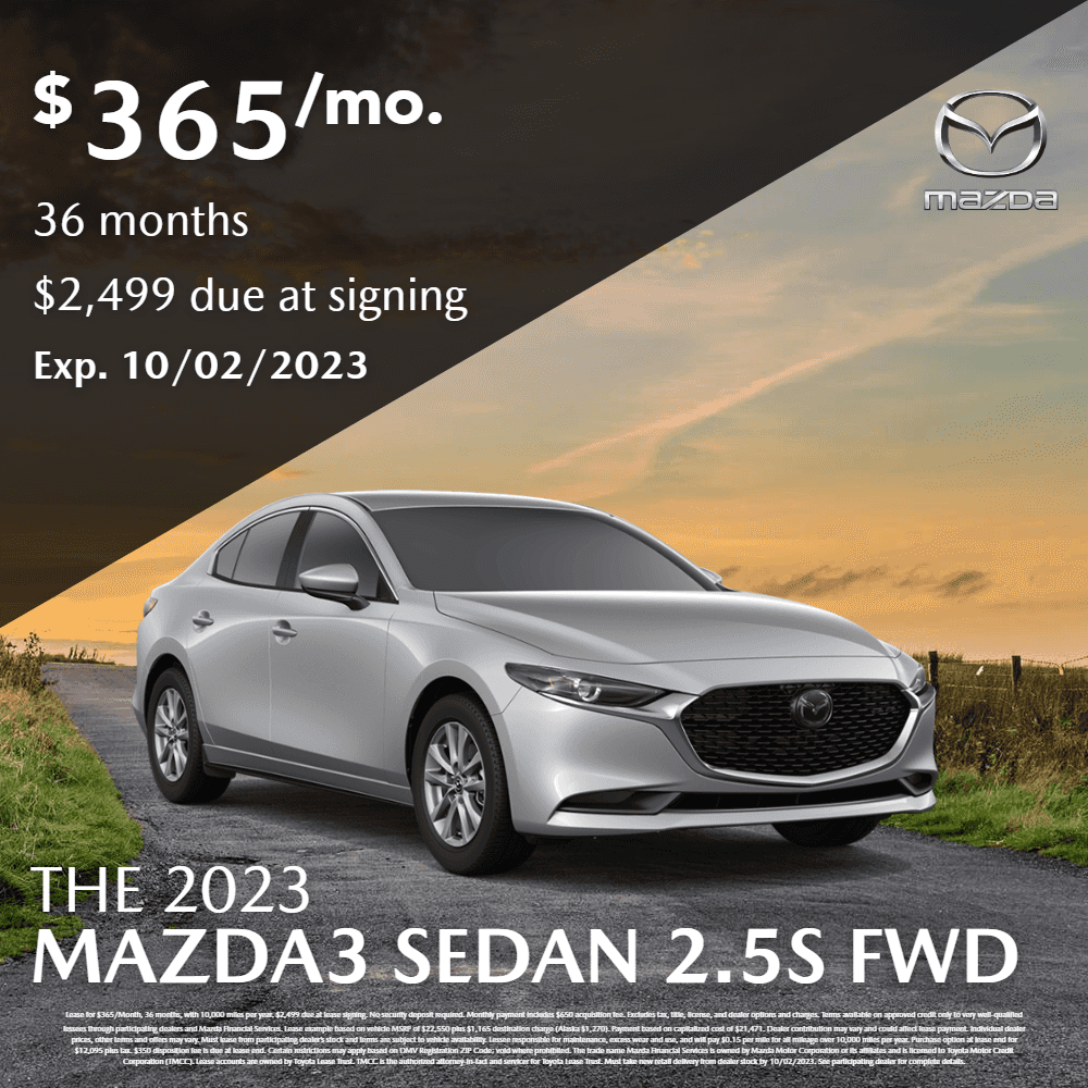 2023 Mazda 3 2.5S Sedan (FWD/Automatic Transmission)