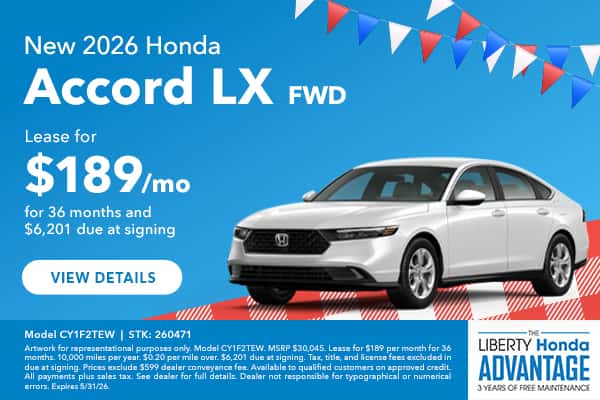 2026 Honda Accord LX FWD