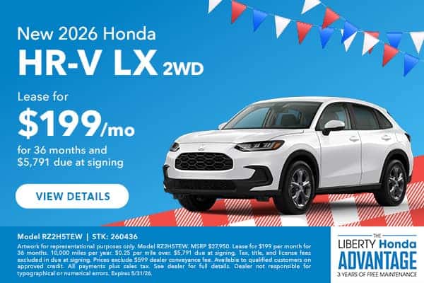 2026 Honda HR-V LX 2WD
